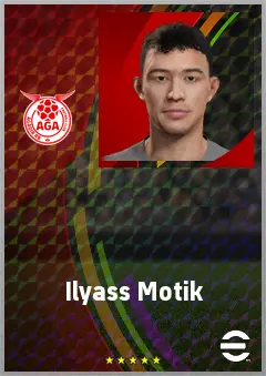 Ilyass Motik eFootball 2026 player card, 60 OVR GK