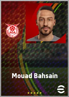 Mouad Bahsain eFootball 2026 player card, 66 OVR CB