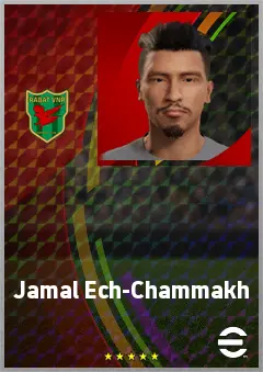Jamal Ech-Chammakh eFootball 2026 player card, 68 OVR LB