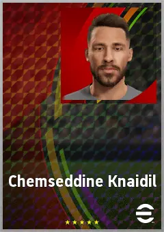 Chemseddine Knaidil eFootball 2026 player card, 68 OVR LB