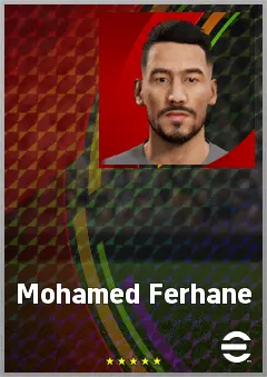 Mohamed Ferhane eFootball 2026 player card, 61 OVR CF