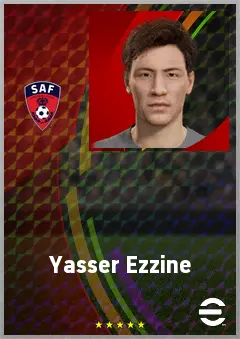 Yasser Ezzine eFootball 2026 player card, 66 OVR LB