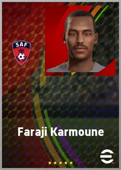 Faraji Karmoune eFootball 2026 player card, 69 OVR CB