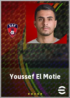 Youssef El Motie eFootball 2026 player card, 69 OVR GK