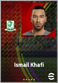 Ismail Khafi eFootball 2026 player card, 68 OVR CF