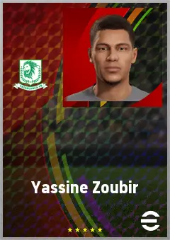 Yassine Zoubir eFootball 2026 player card, 60 OVR GK