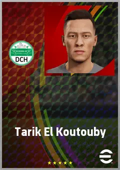 Tarik El Koutouby eFootball 2026 player card, 62 OVR GK