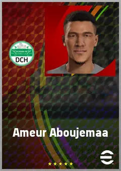 Ameur Aboujemaa eFootball 2026 player card, 68 OVR CB
