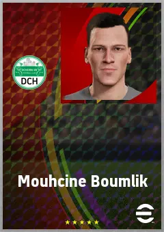 Mouhcine Boumlik eFootball 2026 player card, 61 OVR CB