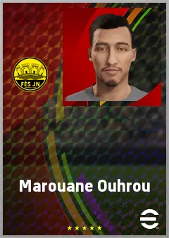 Marouane Ouhrou eFootball 2026 player card, 69 OVR LB