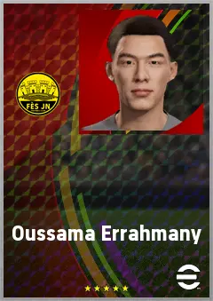 Oussama Errahmany eFootball 2026 player card, 66 OVR GK