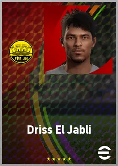 Driss El Jabli eFootball 2026 player card, 65 OVR CB