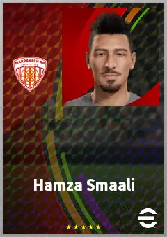 Hamza Smaali eFootball 2026 player card, 68 OVR CB