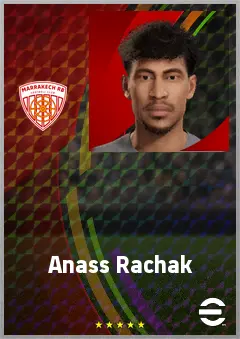 Anass Rachak eFootball 2026 player card, 60 OVR GK