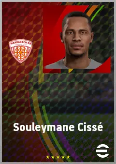 Souleymane Cissé eFootball 2026 player card, 67 OVR CF
