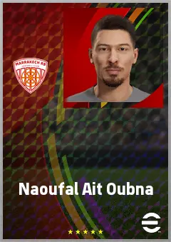 Naoufal Ait Oubna eFootball 2026 player card, 64 OVR GK