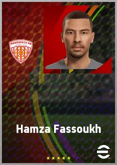 Hamza Fassoukh eFootball 2026 player card, 67 OVR LB