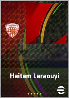 Haitam Laraouyi eFootball 2026 player card, 60 OVR CB