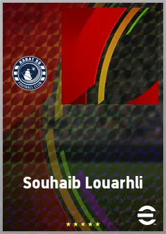 Souhaib Louarhli eFootball 2026 player card, 59 OVR CMF