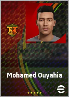 Mohamed Ouyahia eFootball 2026 player card, 61 OVR CMF
