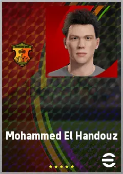 Mohammed El Handouz eFootball 2026 player card, 59 OVR AMF