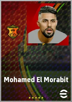 Mohamed El Morabit eFootball 2026 player card, 64 OVR AMF