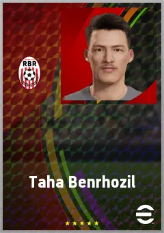 Taha Benrhozil eFootball 2026 player card, 66 OVR GK