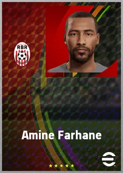 Amine Farhane eFootball 2026 player card, 69 OVR CB