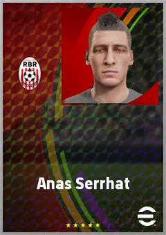 Anas Serrhat eFootball 2026 player card, 69 OVR DMF