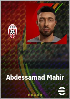 Abdessamad Mahir eFootball 2026 player card, 69 OVR DMF