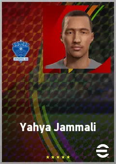 Yahya Jammali eFootball 2026 player card, 60 OVR LB
