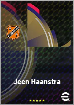 Jeen Haanstra eFootball 2026 player card, 61 OVR CB