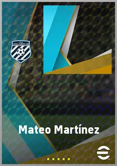 Mateo Martínez eFootball 2026 player card, 64 OVR CB
