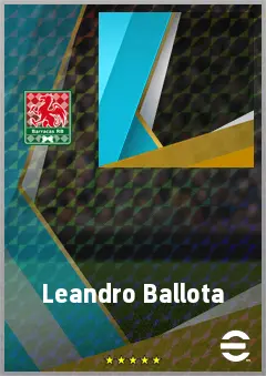 Leandro Ballota eFootball 2026 player card, 62 OVR CMF