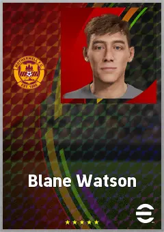 Blane Watson eFootball 2026 player card, 60 OVR LMF