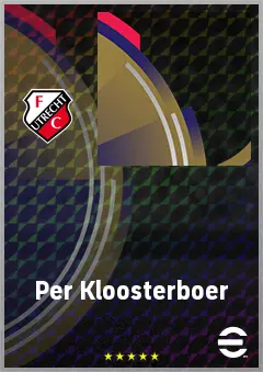 Per Kloosterboer eFootball 2026 player card, 66 OVR CB