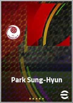 Park Sung-Hyun eFootball 2026 player card, 60 OVR AMF