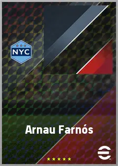 Arnau Farnós eFootball 2026 player card, 64 OVR SS