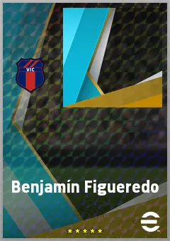 Benjamín Figueredo eFootball 2026 player card, 63 OVR RWF