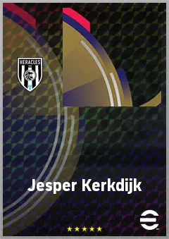 Jesper Kerkdijk eFootball 2026 player card, 62 OVR CB