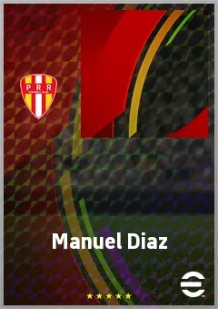 Manuel Diaz eFootball 2026 player card, 63 OVR CF