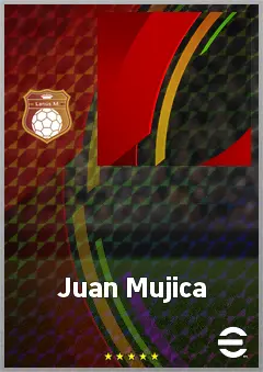 Juan Mujica eFootball 2026 player card, 63 OVR CMF