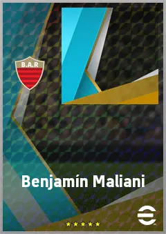 Benjamín Maliani eFootball 2026 player card, 62 OVR DMF