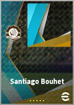 Santiago Bouhet eFootball 2026 player card, 64 OVR CMF