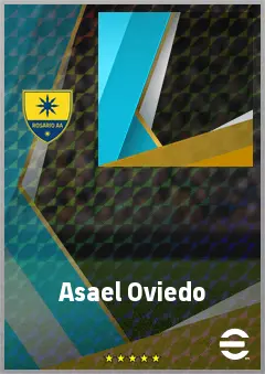 Asael Oviedo eFootball 2026 player card, 64 OVR CB