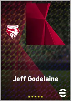 Jeff Godelaine eFootball 2026 player card, 62 OVR CF