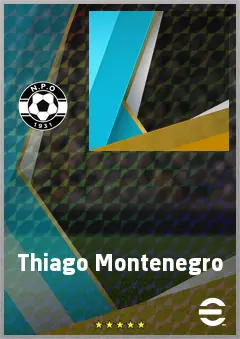 Thiago Montenegro eFootball 2026 player card, 62 OVR RB