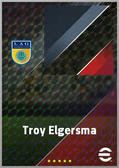 Troy Elgersma eFootball 2026 player card, 64 OVR LMF