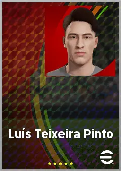 Luís Teixeira Pinto eFootball 2026 player card, 63 OVR AMF