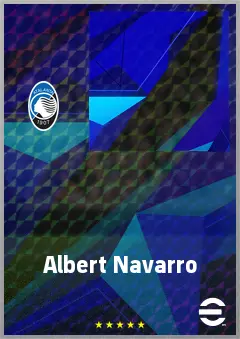 Albert Navarro eFootball 2026 player card, 64 OVR CB